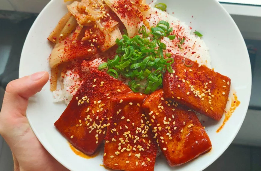 Geschmorter Koreanischer Tofu